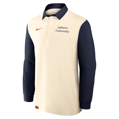 Nike Auburn Rugby  Men's College Long-sleeve Top In Neutral