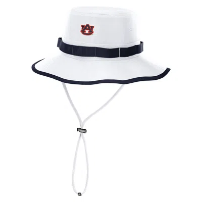 Nike Auburn Sideline Apex Boonie  Men's Dri-fit College Bucket Hat In White