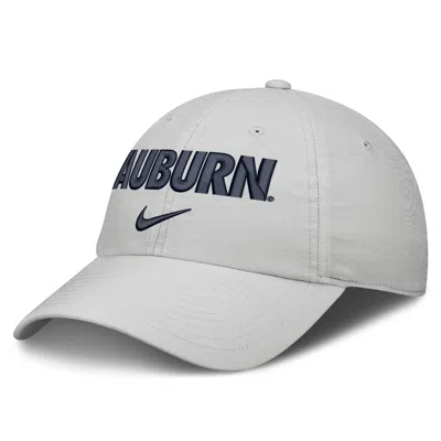 Nike Auburn Sideline Club Practice  Unisex College Adjustable Hat In Grey