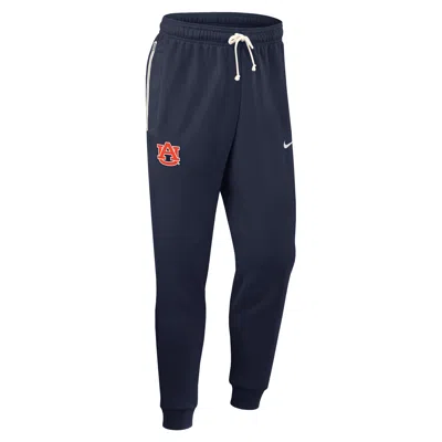 Nike Navy Auburn Tigers 2025 Sideline Standard Issue Dri-fit Taper Pants In Blue