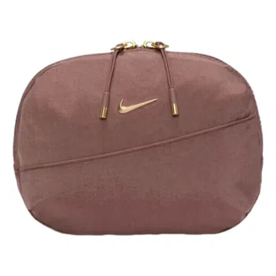 Nike Aura 2l Crossbody Bag 'smokey Mauve Flat Gold Star'
