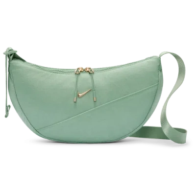 Nike Aura Crescent Crossbody In Green