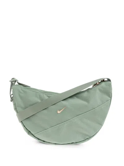 Nike Aura Logo-plaque Cross Body Bag In Green