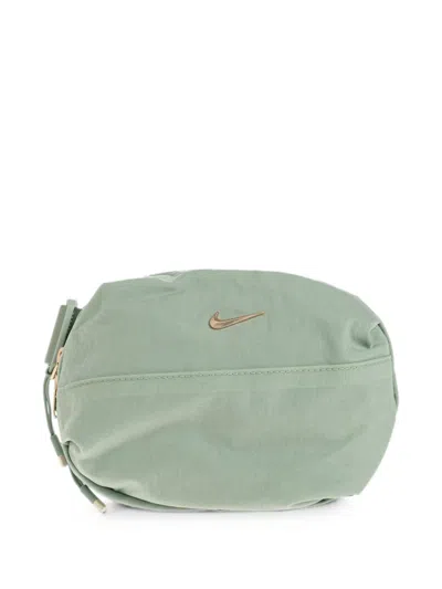 Nike Aura Logo-plaque Cross-body Bag In Green
