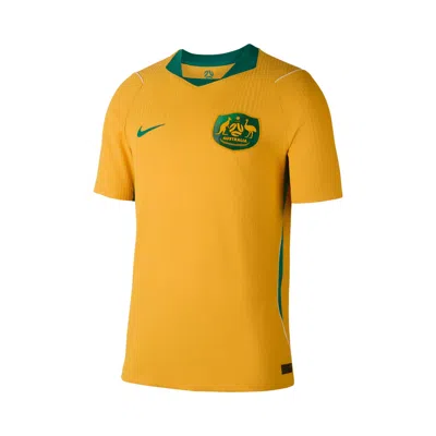 Pre-owned Nike Australia 2026 Match Home 'sport Gold/mystic Green/sail/mystic Green' | Yellow | Men's Size Xl