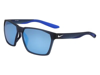 Pre-owned Nike Averick Square Sunglasses Blue ( Averick 4105915) In Blue (maverick/ev1095