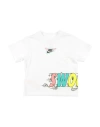Nike Babies'  B Nsw Art Rlxd Ss Gfx Toddler Boy T-shirt White Size 7 Cotton, Polyester