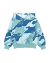 Nike Babies'  B Nsw Club Camo Po Toddler Boy Sweatshirt Light Green Size 6 Cotton, Polyester