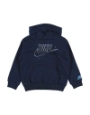 Nike Babies'  B Nsw Shine Flc Po Hoodie Toddler Boy Sweatshirt Navy Blue Size 7 Cotton, Polyester