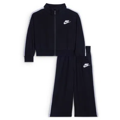 Nike Baby (12-) 2-piece Floral Track Set In Black