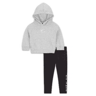 Nike Baby (12-24m) Air Hoodie And Leggings Set In Black