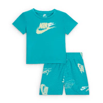Nike Baby (12-24m) Energy 2-piece Shorts Set In Green