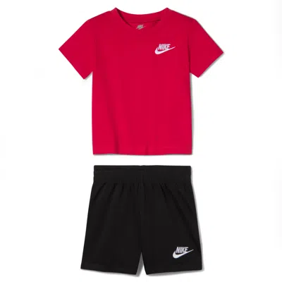 Nike Baby (12-24m) Club 2-piece Knit Shorts Set In Pink