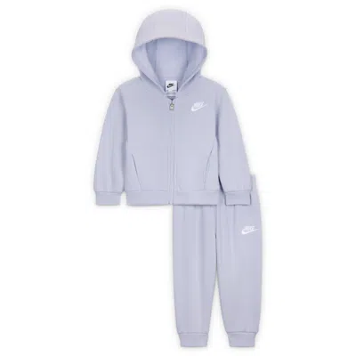 Nike Baby 2-piece Full-zip Club Set In Blue