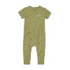 Nike Baby (3-6m) Printed Short Sleeve Coverall In Green