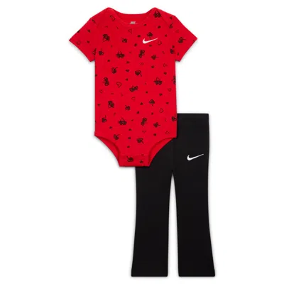 Nike Baby (6-12m) Bodysuit And Leggings Set In Pink