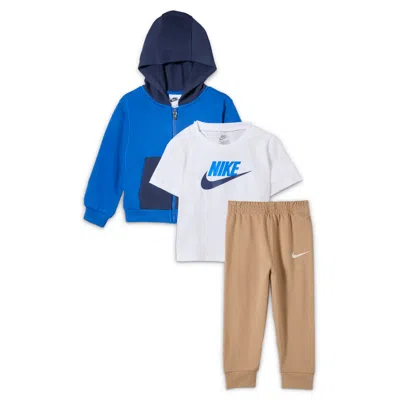 Nike Baby (6-12m) 3-piece Bodysuit And Pants Set In Brown