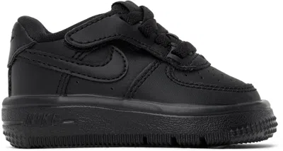 Nike Baby Black Force 1 Low Easyon Sneakers