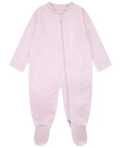 Nike Baby Boys' And Baby Girls' Essentials Footed Coverall In Pink