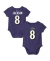 Nike Baby Boys And Girls Aidan Hutchinson Blue Detroit Lions Player Name & Number Bodysuit In Blue