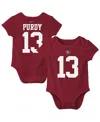 Nike Baby Boys And Girls Brock Purdy Scarlet San Francisco 49ers Player Name Number Bodysuit In Brown