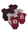 Nike Baby Boys And Girls Christian Mccaffrey San Francisco 49ers Name Number Bodysuit, 3-pack In Multi