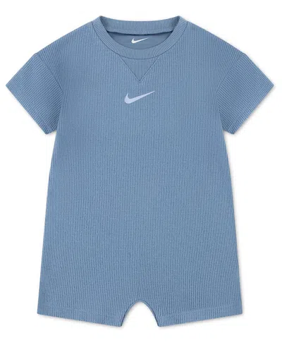 Nike Baby Boys' And Girls' Crewneck Waffle Romper In Brown