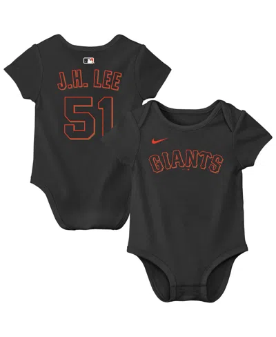 Nike Baby Boys' And Girls' Jung Hoo Lee Black San Francisco Giants Name Number Bodysuit