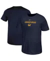 Nike Baby Boys And Girls Navy Cal Bears Legend Performance T-shirt In Black