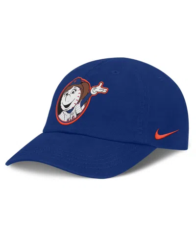 Nike Kids' Baby Boys And Girls  Royal New York Mets Mascot Club Flex Hat In Blue