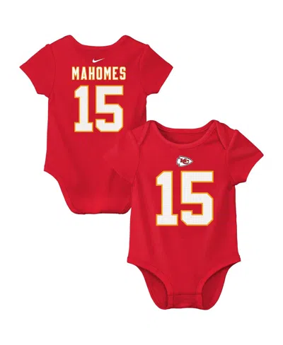 Nike Baby Boys And Girls Patrick Mahomes Red Kansas City Chiefs Player Name Number Bodysuit