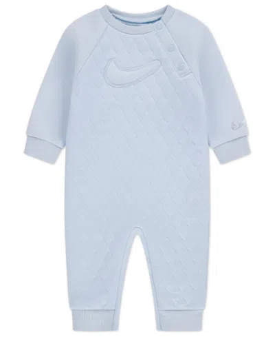 Nike Baby Boys Crewneck Readyset Coverall In Blue