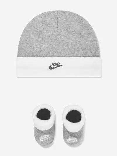 Nike Kids'  Baby Boys Futura Hat And Bootie Set In Pink