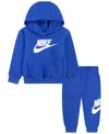 Nike Baby Boys Or Girls Club Fleece Hoodie And Pants, 2 Piece Set In Game Royal