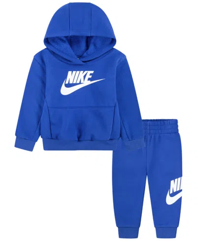 NIKE BABY BOYS 2-PIECE CLUB FLEECE HOODIE AND PANTS SET