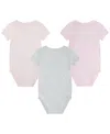 Nike Baby Boys Or Girls Essentials Bodysuits, Pack Of 3 In Birch Heather
