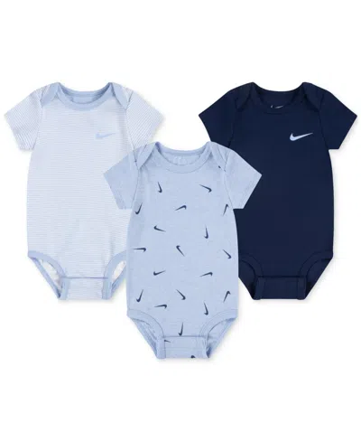 NIKE BABY BOYS OR GIRLS ESSENTIALS BODYSUITS, PACK OF 3
