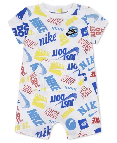 Nike Baby Boys' Short-sleeve Romper In Multi