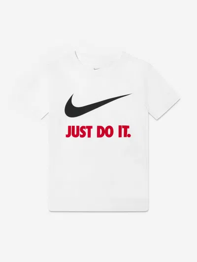 Nike Baby Boys Swoosh Jdi T-shirt In White
