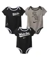 Nike Baby Chicago White Sox Authentic Collection Three-pack Bodysuit Set In Multi