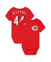 Nike Baby Elly De La Cruz Red Cincinnati Reds Fuse Name Number Bodysuit In Red