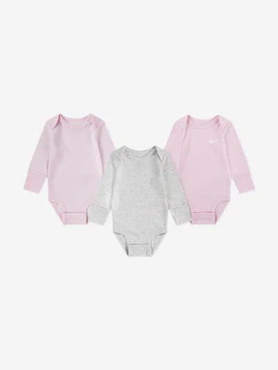 Nike Kids' Baby Essentials 3 Pack Bodysuit Set In Multi