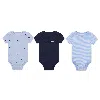 Nike E1d1 Baby (0-) Mix And Match Bodysuits (3-pack) In Blue
