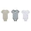 Nike E1d1 Baby (0-9m) Mix And Match Bodysuits (3-pack) In Green