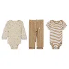Nike Baby Essentials Baby (0-9m) 3-piece Bodysuits And Pants Set In Brown