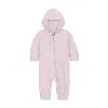 Nike Essentials Hooded Coverall Baby Coverall In Pink