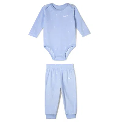 Nike Baby Essentials Baby (0-9m) Bodysuit And Pants Set In Blue