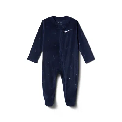 Nike Baby Essentials Baby (0-9m) Footed Coverall In Blue