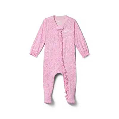 Nike Baby Essentials Baby (0-9m) Printed Coverall In Pink