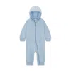 Nike Baby Essentials Baby Hooded Coverall In Blue